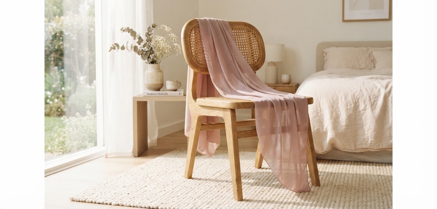 Mauve Mist Chiffon — Chiffon Hijab · Mauve